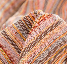 Kostýmová látka vlna směs rezavý melír