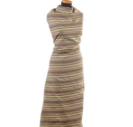 Kostýmová látka vlna směs hnědozelený melír