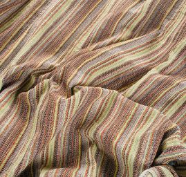 Kostýmová látka vlna směs hnědozelený melír