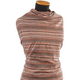 Kostýmová látka Art Fabrics hnědorezavý melír