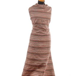 Kostýmová látka Art Fabrics hnědorezavý melír