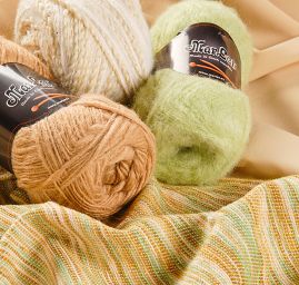 Kostýmová látka vlna směs pastel béžovohnědá