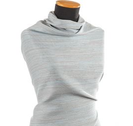 Kostýmová látka bavlna směs šedomodrý melír