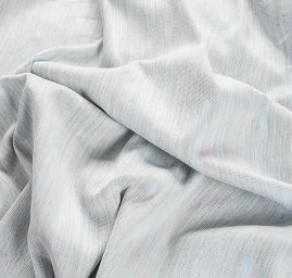 Kostýmová látka bavlna směs šedomodrý melír