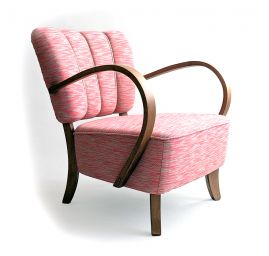 Látka Art Fabrics červenošedý melír bavlna směs