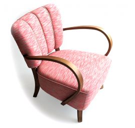 Látka Art Fabrics červenošedý melír bavlna směs