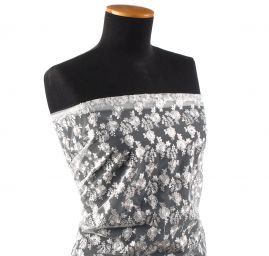 Krajka tylová romantická výšivka slonová kost