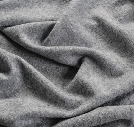 Vařená vlna světle šedá