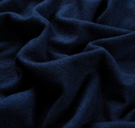 Vařená vlna tmavě modrá