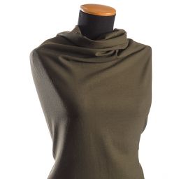 Látka vlna/viskoza směs kostýmovka khaki zelená