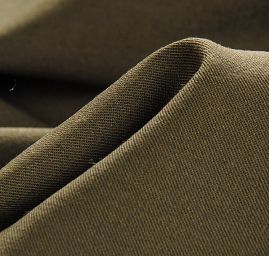 Látka vlna/viskoza směs kostýmovka khaki zelená