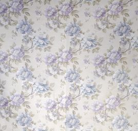 Dekorační látka se vzorm květů