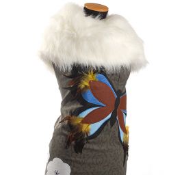 Kreativní textilní aplikace motýl