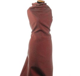 Flauš vlna směs oboustranná červeno/šedá