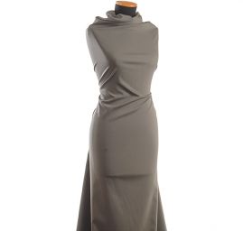 Pružná bavlněná látka zelenošedá