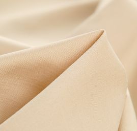 Bavlněná pružná látka béžová