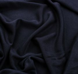 Úplet teplejší směs rayon s vlasem tmavá modrá