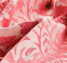 Replika historické tkaniny Rokoko růžová/rex