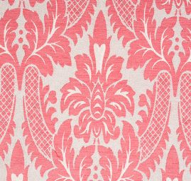 Replika historické tkaniny Rokoko růžová/rex