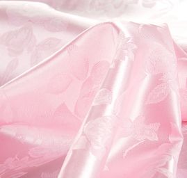 Brokát krojový nepružný pastel růžový