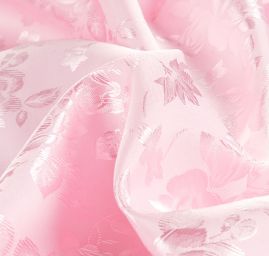 Brokát krojový nepružný pastel růžový