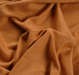 Úplet teplejší směs rayon s vlasem camel hnědá