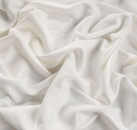 Úplet teplejší směs rayon s vlasem slonová kost