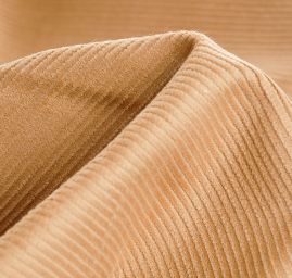 Pružný manšestr světle hnědý