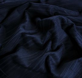 Pevný manšestr modrý široké/úzké pruhy