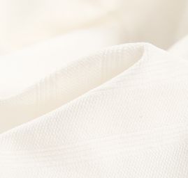 Pružný manšestr bílý