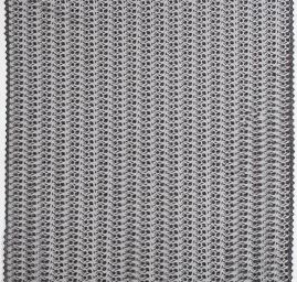 Krajka tylová drobný vzor výšivka s rexem černá