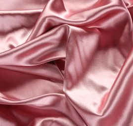 Satén taft pružný sytě starorůžový
