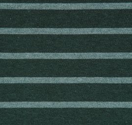 Bavlněná pletenina vzor proužků tmavě zelená