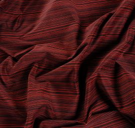 Manšestr pružný vzor proužky vínový