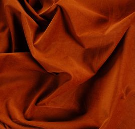 Manšestr pružný jemný proužek hnědý