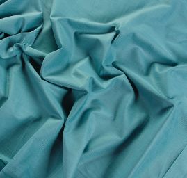 Manšestr prací kord tyrkysový