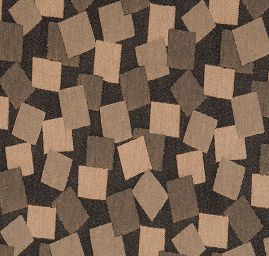 Riflovina pružná vzor kostek béžová/černá