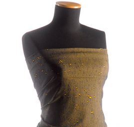 Riflovina s ažurou žlutá/modrá