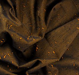 Riflovina s ažurou žlutá/modrá