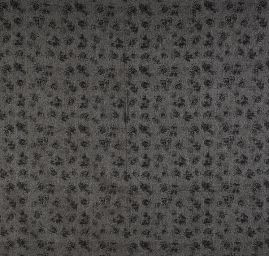 Vlněná látka tvíd vzor růží černošedá