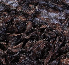 Efektné pružná čipka kvety hnedá strieborná výšivka