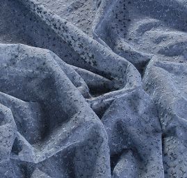 Efektní krajka šedostříbrná drobný květinový motiv