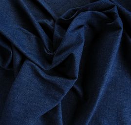 Riflovina pružná tm. modrá/sv.modrá