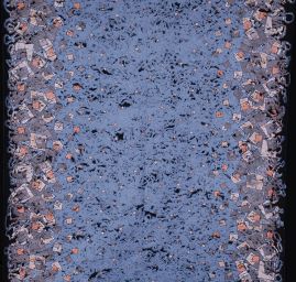 Exkluzivní látka geometrický motiv