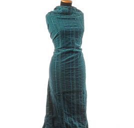 Pružný manšestr tyrkysový