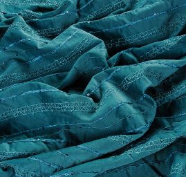 Pružný manšestr tyrkysový