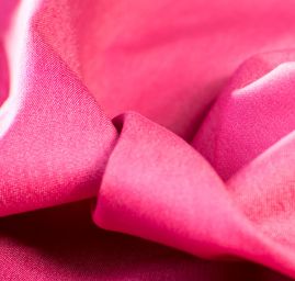 Riflovina pružná růžovo/bílý melír