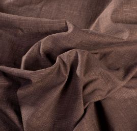 Imitace jeansoviny hnědokrémová