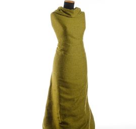 Kostýmová látka Art Fabrics mohér/vlna sv.zelená