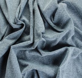 Kostýmová látka Art Fabrics mohér/vlna sv. modrá